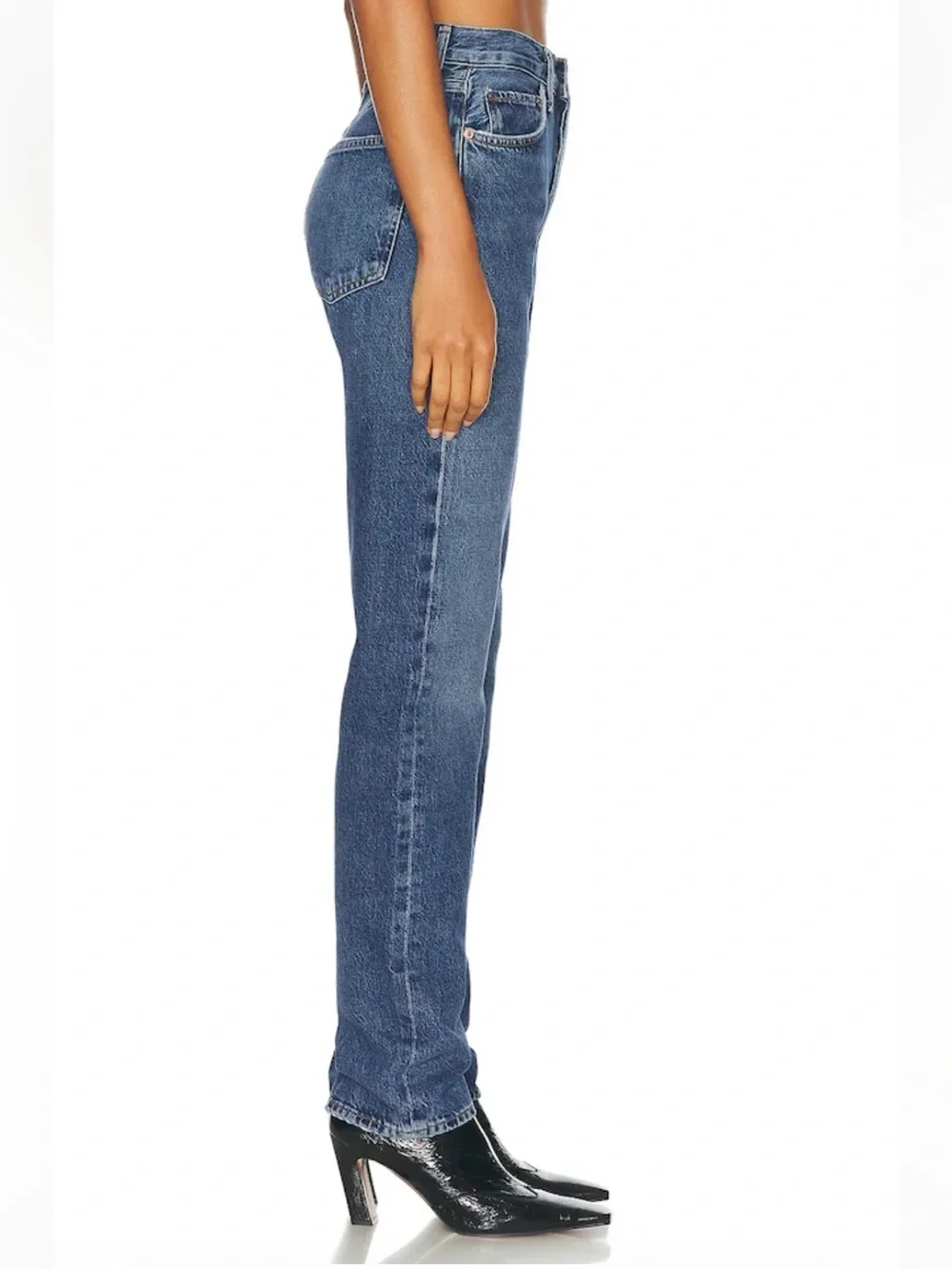 AGOLDE 90s Pinch Waist High Rise Straight Jeans in Control size 23